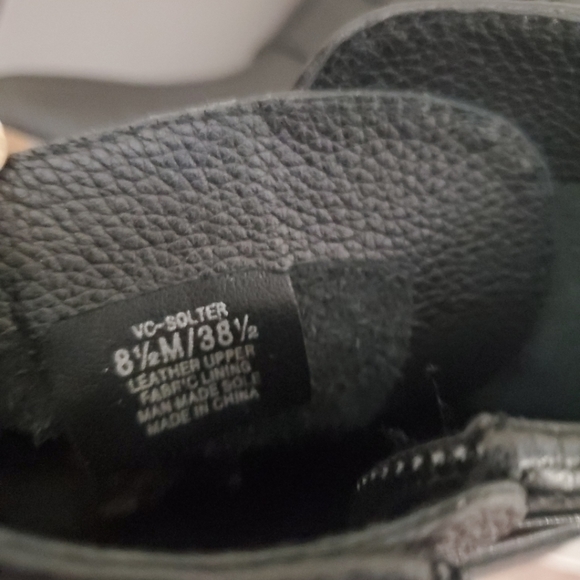 Vince camuto Black Leather Boots 8.5 NIB - Picture 7 of 7